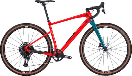 BMC URS Two gravelfiets Sram Apex eTap AXS/X1 Eagle AXS 12S 700 mm Neon Red