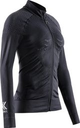 Camiseta con cremallera X-Bionic Energizer 4.0 para mujer, color negro 