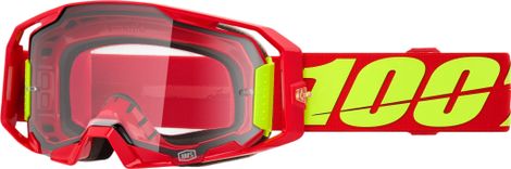 100% ARmatic Red Goggles / Clear Lenses