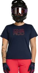 T-Shirt Femme Dharco Tech Neon Bleu