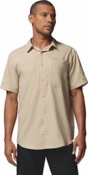 Columbia Chemise Boutonnée Homme Grand Beige Kaki Pêche Papa