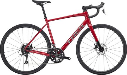 Bicicletta da strada Trek Domane AL 2 Shimano Claris 8 velocità 700 mm rossa 4ª generazione
