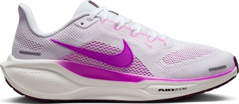 Nike Pegasus 41 Dames Hardloopschoenen Wit/Paars