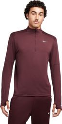 Haut thermique 1/2 zip Nike Element Rouge Homme