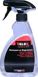 ENTRETIEN NETTOYANT DEGRAISSANT VELOX 500ml - CADRE ET TRANSMISSION.