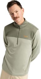 Pull demi-zip cyclotourisme homme Cyclisme Journey Light Green Vert