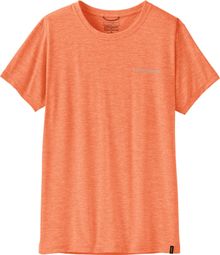 Patagonia Cap Cool Daily Mother Rays Women's Orange Technical T-Shirt