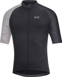 Gore Apparel Radfahren C5 Optiline Jersey Schwarz Weiß