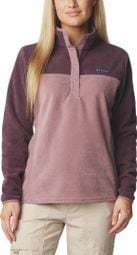 Forro polar Columbia Benton Springs 1/2 Snap para mujer, morado