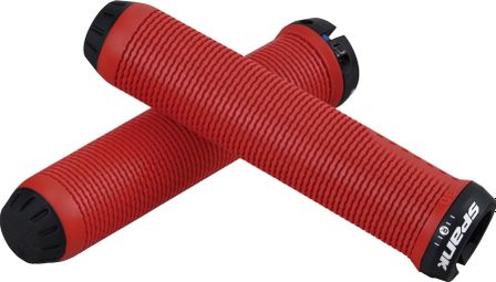 Paar Grip Spank Spike Red