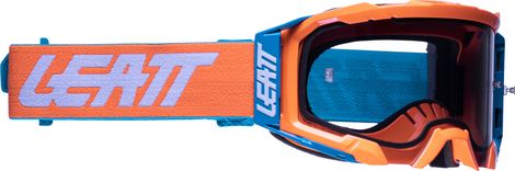 Leatt Velocity 5.5 Maske - Neon Orange - Hellgrauer Bildschirm 58%