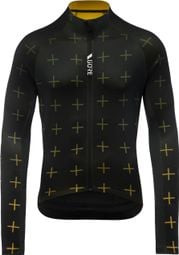 Maillot Manches Longues Gore Wear C5 Thermo Noir/Jaune