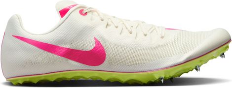 Chaussures d'Athlétisme Nike Zoom Ja Fly 4 Blanc Rose Jaune