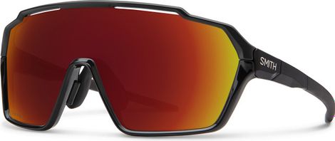 Paire de Lunettes Smith Shift Mag Noir / CHROMAPOP Rouge Mirroir