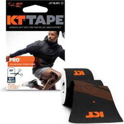 Rolle KT Tape Pro 16 ft Uncut (5 m) Schwarz Jet