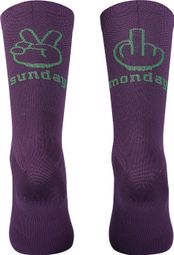 Northwave Sunday Monday Socken Violett