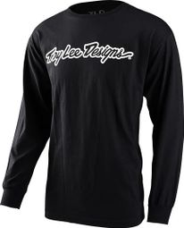 Troy Lee Designs Signature Long Sleeve T-Shirt Black