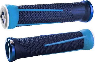 ODI Paire de Grips AG-1 Lock-On Bleu