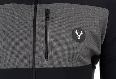 Veste Hiver LeBram Telegraphe Noir Coupe Ajustée — vue 4