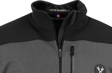 Veste Hiver LeBram Telegraphe Noir Coupe Ajustée — vue 5