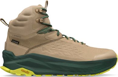 Chaussures Randonnée Altra Olympus 6 Hike Mid GTX Beige/Vert Homme