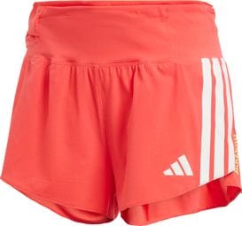 adidas adizero Gel 3inch Split Shorts Rot Damen