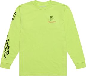 Langarmshirt Troy Lee Designs Peace Out Gelb
