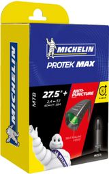 Chambre a air velo 27.5 x 2.40-3.10 Michelin protek max b6 valve presta 40mm