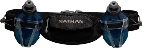NATHAN TRAIL MIX PLUS 2 Trinkgürtel Schwarz Silber