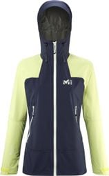 Millet K Hybrid Gtx Women's Blue Waterproof Jacket