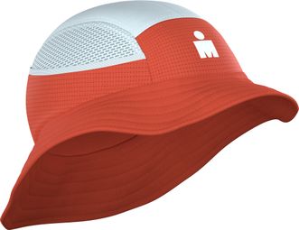 Gorro Bob Compressport StayFresh Ice Bob Ironman 2026 Rojo/Blanco