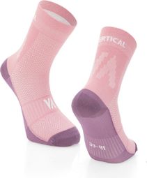 Chaussettes Vertical Mountain High Double-Layer Rose