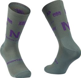 Chaussettes Northwave Type Vert/Violet