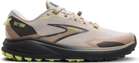 Chaussures Trail Brooks Divide 6 Beige/Jaune Homme