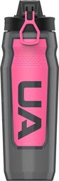 Trinkflasche Under Armour Playmaker Squeeze 950ml Grau Pink