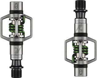 Refurbished Product - Pair of CRANKBROTHERS EGGBEATER 2 Pedals Silver Green