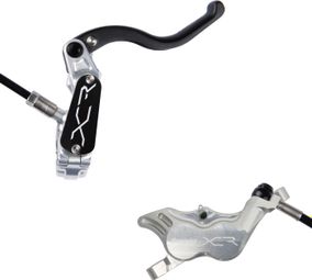 Hope XCR Pro E4 Disc Break - Front Silver Black Hose