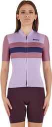 Damen Kurzarmtrikot Santini Eco Sleek Bengal Violet