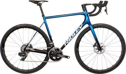 Bicicleta de Carretera Ridley Helium SLX Disc Sram Force eTap AXS 12S 700 mm Azul Negro 2023