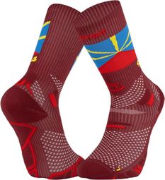 BV Sport Trail Ultra High-sokken ''Réunion'' Rood
