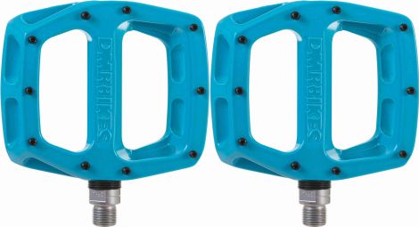 Coppia Pedali Flat DMR V12 Blu