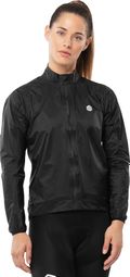 Veste de pluie vélo femme Cyclisme J2 Troumouse Noir