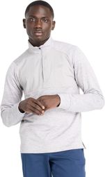 Camiseta Térmica New Balance Athletics Heat Grid Gris, Hombre, 1/2 Cremallera