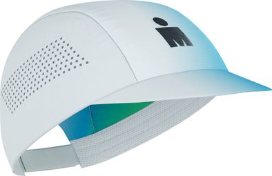 Compressport Pro Racing Ironman 2026 Cap - White/Blue/Green