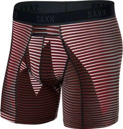 Boxer Saxx Kinetic L-C Calzoncillo Malla Montaña Óptica Rojo Ladrillo