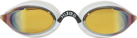 Schwimmbrille Huub Brownlee 2 Custom Air Goggle Weiß / Gelb