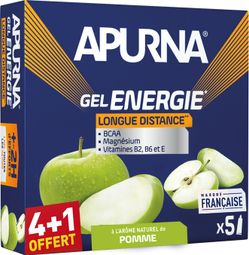 Apurna Long Distance Energy Gel Grüner Apfel 5x35g