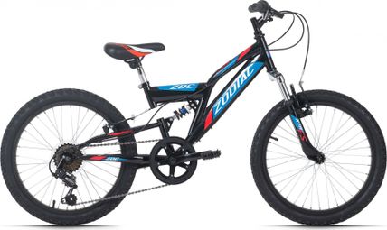 VTT enfant tout suspendu 20  Zodiac noir-rouge TC 31 cm KS Cycling