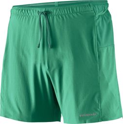 Pantalones cortos Patagonia Strider Pro - 5 pulgadas Verde Hombre