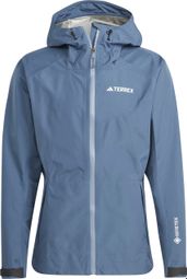 Wasserdichte Jacke adidas Terrex Xperior Paclite GTX Blau